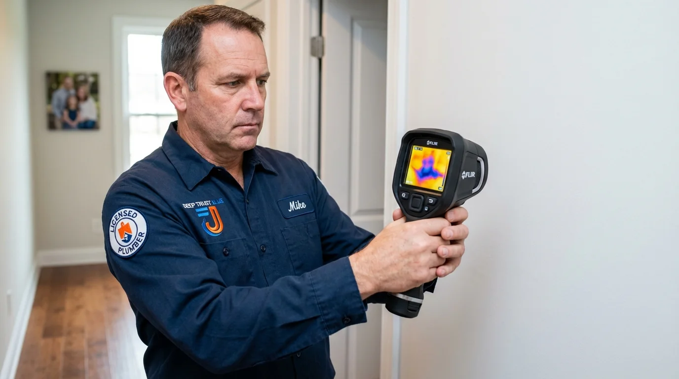 Thermal imaging leak detection by Johns Plumbing LLC in Port Lavaca